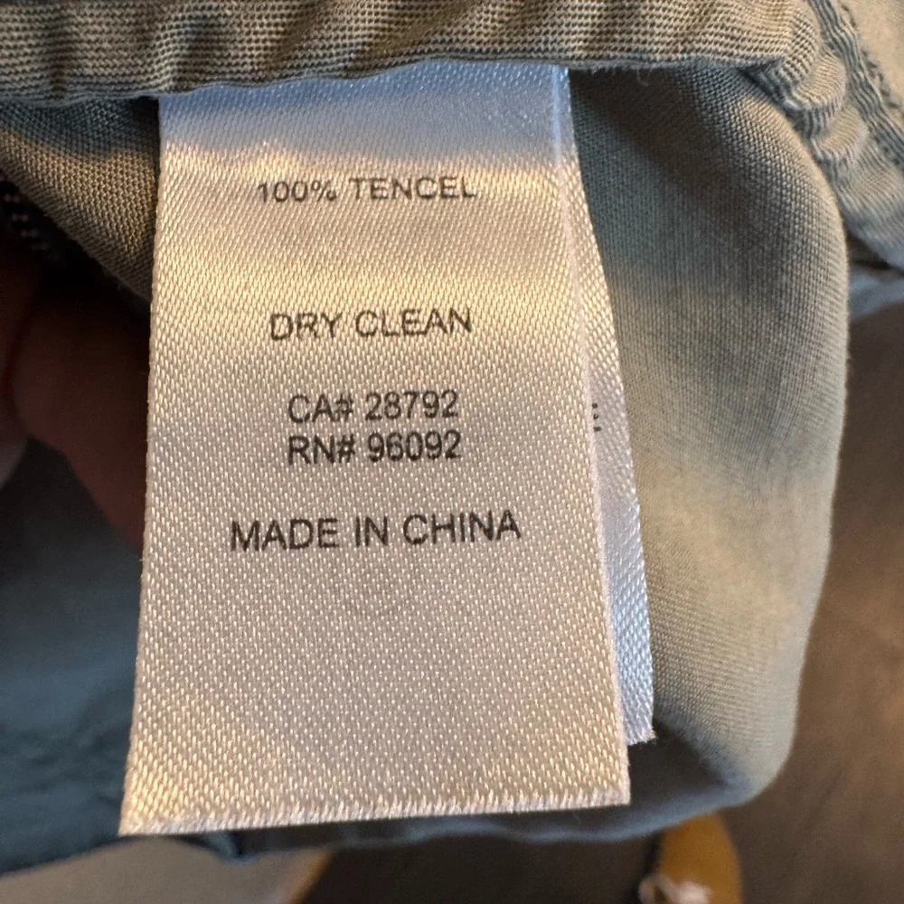 Moa Moa Olive Lightweight Jacket • Zip Pockets • Size M - Picture 4 of 5